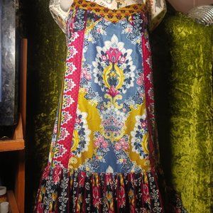 Anthologie velvet floral sundress